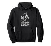 Keep Calm And Find Bigfoot Sasquatch Hunter Pullover Hoodie