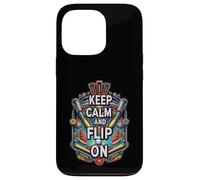 Keep Calm and Flip On Pinball Machine Arcade Gamer Case for iPhone 13 Pro
