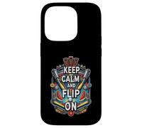 Keep Calm and Flip On Pinball Machine Arcade Gamer Case for iPhone 14 Pro
