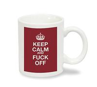Keep Calm And Fuck Off Rude Novelty Coffee Mug - Exclusive to the Serendipity Vita Collection