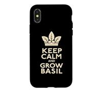 Keep Calm And Grow Basil Gardener Pesto Lover Case for iPhone X/XS