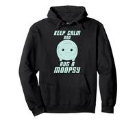 Keep Calm and Hug a Moopsy (Light Text) Pullover Hoodie