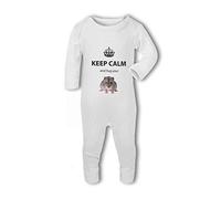 Keep Calm and Hug Your Hamster Funny pet - Baby Romper Suit - 6-12 Months