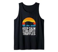 Keep Calm and Hunt Truffles Truffle Pig Forager Tank Top