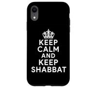 Keep Calm and Keep Shabbat Jewish Hebrew Israel Day Of Rest Case for iPhone XR