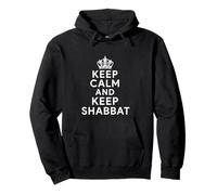 Keep Calm and Keep Shabbat Jewish Hebrew Israel Day Of Rest Pullover Hoodie