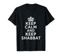 Keep Calm and Keep Shabbat Jewish Hebrew Israel Day of Rest T-Shirt