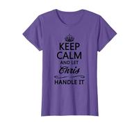 Keep Calm and Let Chris Handle It Funny Name Gift T-Shirt