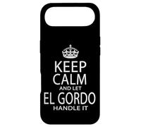 Keep Calm And Let El Gordo Handle It Big Man Hispanic Saying Case for iPhone Air