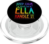 Keep Calm And Let Ella Handle It Chill First Name PopSockets PopGrip for MagSafe