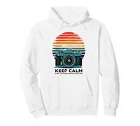 Keep Calm and Let Me Adjust the ISO Retro Camera Art Pullover Hoodie