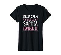 Keep Calm and Let Sophia Handle It Chill First Name T-Shirt
