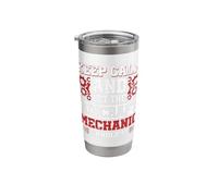 Keep Calm and let The Aircraft Mechanic Handle it Stainless Steel Insulated Tumbler