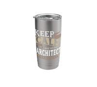 Keep Calm and Let The Architect Handle It Stainless Steel Insulated Tumbler