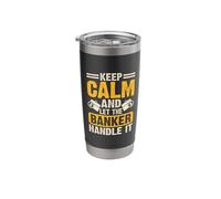 Keep Calm and Let The Banker Handle It Stainless Steel Insulated Tumbler