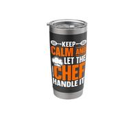 Keep Calm and Let The Chef Handle It - Cook Stainless Steel Insulated Tumbler