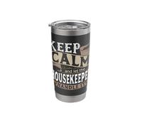Keep Calm and Let The Housekeeper Handle It Stainless Steel Insulated Tumbler