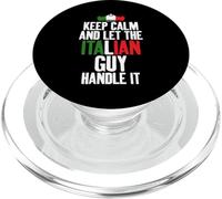 Keep Calm and let the Italian Guy Handle it proud Italian PopSockets PopGrip for MagSafe