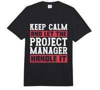 Keep Calm and Let The Lean Kanban Manager Project Management Comfort Colors Adult Heavyweight T-Shirt