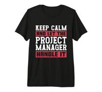 Keep Calm and Let The Lean Kanban Manager Project Management Premium T-Shirt