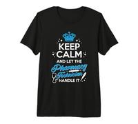 Keep Calm and Let The Pharmacy Technician Handle It Premium T-Shirt
