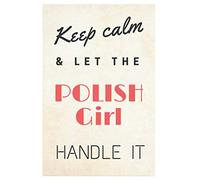 Keep Calm And Let The Polish Girl Handle It : Keep Calm And Let The Polish Girl Handle It Blank Journal Internet Password Logbook Organizer, Password ... Notebook, 6x9 in,120 Page, Soft Cover, Matte