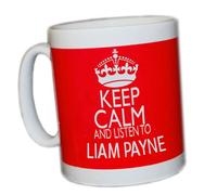 KEEP CALM AND LISTEN TO LIAM PAYNE (RED) MUG