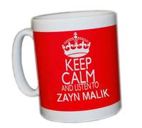 KEEP CALM AND LISTEN TO ZAYN MALIK (RED) MUG