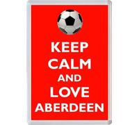 Keep Calm and Love Aberdeen - Novelty Jumbo Fridge Magnet Football/FC themed