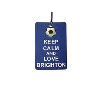 Keep Calm And Love Brighton Car Air Freshener (Fun Birthday/Xmas Christmas Stocking Filler/Secret Santa/Novelty Scented Gift)