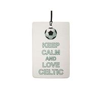 Keep Calm And Love Celtic Car Air Freshener (Fun Birthday/Xmas Christmas Stocking Filler/Secret Santa/Novelty Scented Gift)
