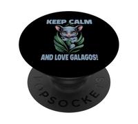 Keep Calm And Love Galagos Bush Baby PopSockets Adhesive PopGrip