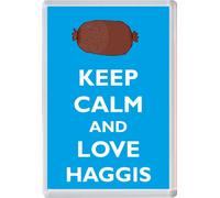 Keep Calm and Love Haggis - Novelty Jumbo Fridge Magnet