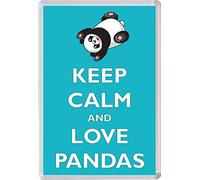 Keep Calm and Love Pandas - Jumbo Fridge Magnet/Magnets BBSM2260