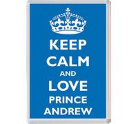 Keep Calm and Love Prince Andrew - Jumbo Fridge Magnet Souvenir Boy Name Present