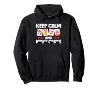 Keep Calm And Make Cards Card Maker Papercrafting Pullover Hoodie