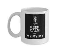 Keep Calm and My My My Coffee Mug (White) - Joe Kenda Mug - This 11-oz Joe Kenda Coffee Cup is The Perfect My My My Merchandise for Fans of Joe Kenda
