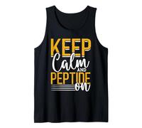 Keep Calm and Peptide On Biochemistry Lab Tank Top
