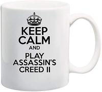 Keep Calm and Play Assassin's Creed Theme 11oz White Ceramic Coffee/Tea Mug