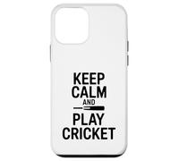 Keep Calm and Play Cricket Fun Sport Enthusiast Case for iPhone 12 mini