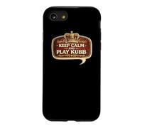 Keep Calm and Play Kubb Viking Chess Lawn Game Player Gift Case for iPhone SE (2020) / 7/8