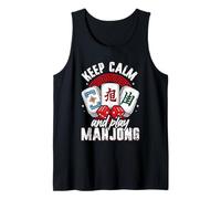 Keep Calm and Play Mahjong, Tile Game Player, Mah Jong Tank Top