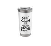 Keep Calm and Pray the Divine Mercy Stainless Steel Insulated Tumbler