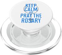 Keep Calm and Pray the Rosary PopSockets PopGrip for MagSafe