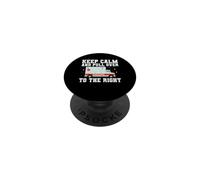 Keep Calm And Pull Over To The Right EMT Paramedic PopSockets Adhesive PopGrip