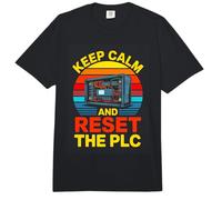 Keep Calm and Reset The PLC Automation Engineer Comfort Colors Adult Heavyweight T-Shirt