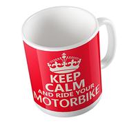 Keep Calm and Ride Your Motorbike (RED) Mug