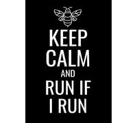 Keep Calm and Run If I Run: Beekeeping Journal | 60 Beehive Inspection Checklist Sheet | Gift for Beekeepers