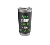 Keep Calm and Save The Turtles | Turtle Stainless Steel Insulated Tumbler