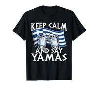 Keep Calm and Say Yamas Gr lag Ouzo Toast T-Shirt
